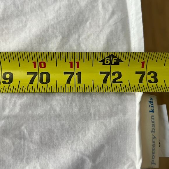 Pottery Barn Kids Bed Skirt Twin Pleated Colorful Embroidered Ruffle 100% Cotton - Picture 8 of 9